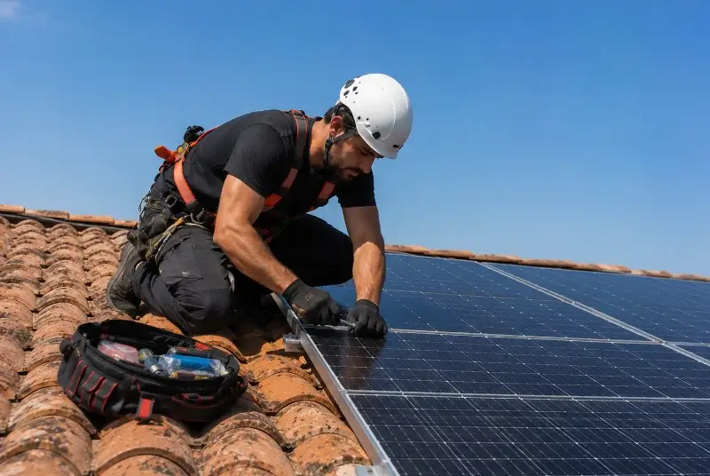 Maintenance et monitoring de panneaux solaires à Warhem