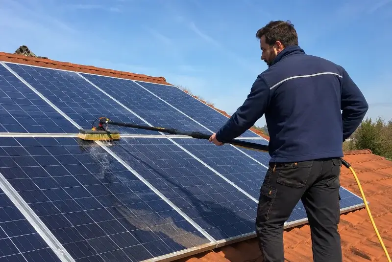 Nettoyage et entretien de panneaux solaires à Warhem