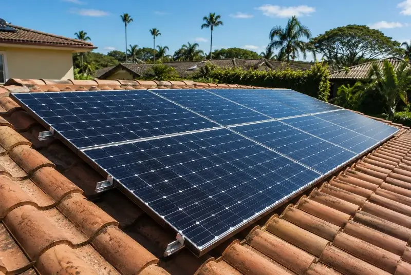 Installation de panneaux solaires à Warhem